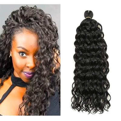 China High Temperature Fiber 20 Inch Hawaii Loop Hair Braiding Goddess Locs Crochet Hair Hawaii Surf Braiding Hair for sale