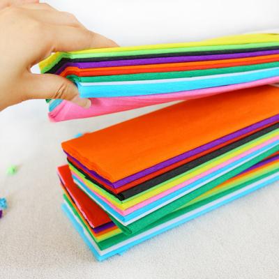 China High Quality Fluorescent Paper Crepe Neon Colorful Fluorescent Printed Crepe Paper zu verkaufen