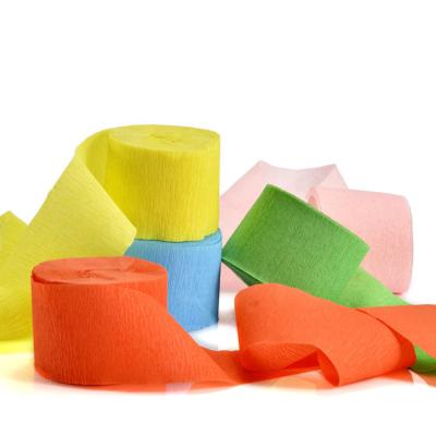 Cina Graduation Ceremony Decoration Crepe Paper Rolls Waterproof Virgin Pulp Style in vendita