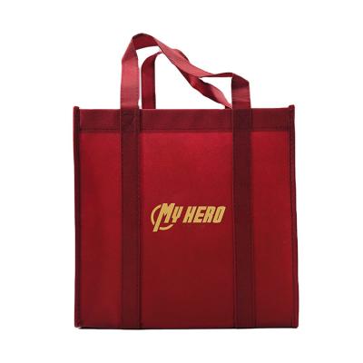 China Reusable Custom Logo Tote Shopping Bag Foldable Eco  Non Woven Fabric for sale