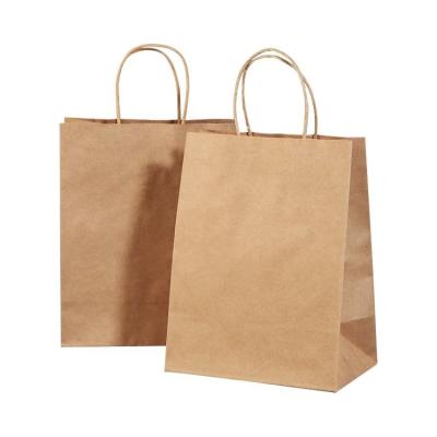 中国 Recycled Brown Kraft Paper Bag Brown Paper Bag Craft Paper Bag Wholesale 販売のため