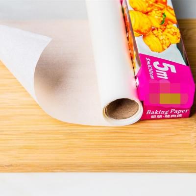 Cina 5M 10M 20M Food Wrapping Paper High Temperature  Non-stick Double-sided Silicone in vendita