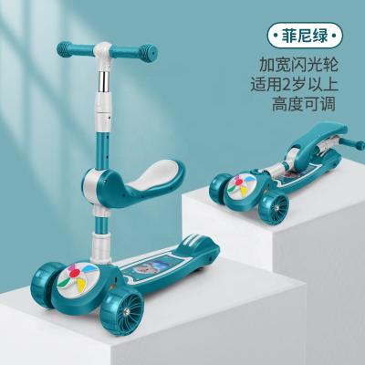 China Child three in one wheel children's scooter/children's scooter flash children's scooter /3 wheels scooter for sale