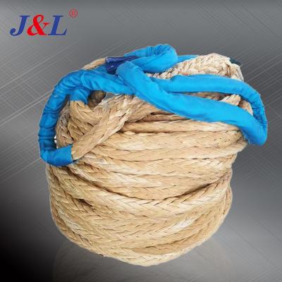 Cina Boat mooring 8 wick and 12 wick polyester mooring rope diameter are customizable in vendita