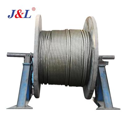 China 35W*7 Construction Used In Balanced Rope Subvertical Round Wire Steel Wire Rope for sale