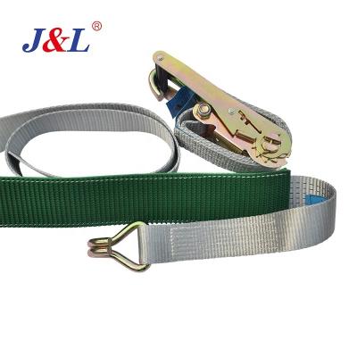 Κίνα Gray ratchet cargo strap lashing juli manufacture straps cuatomerized length and color OEN ODM manufacturer προς πώληση