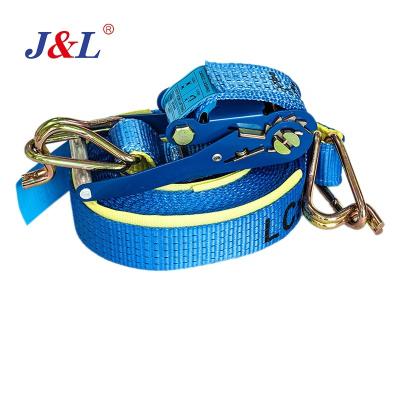 China Australian Standard Cargo Straps AS/NZS438 Lashing Strap Ratchet Juli Manufacture Used In Lashing Fastening Transport for sale