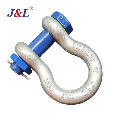 Китай wholesale mini shackle julisling heavy industry high quality small d type shackle ISO2415-2004 standard alloy steel продается