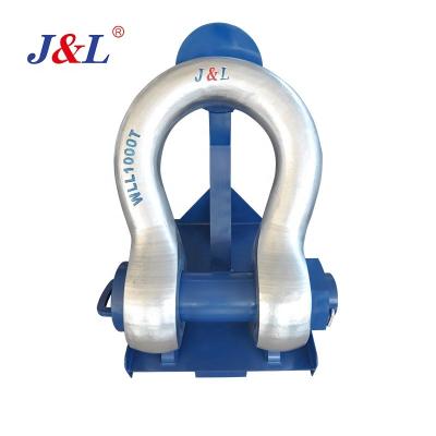 China 4:1 Safety Factor WILL 2t~110t heavy industry shackles prices g2150 usa julisling type bow shackles forged à venda