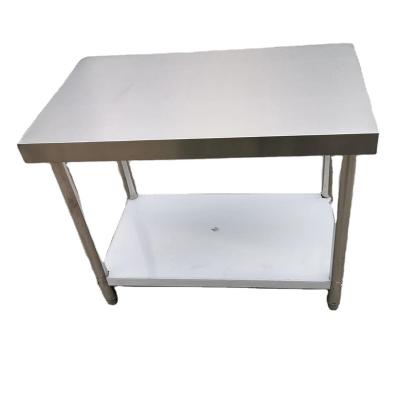 China Easily Assembled Kitchen Table/Stainless Steel Restaurant Factory Price Work Table for sale