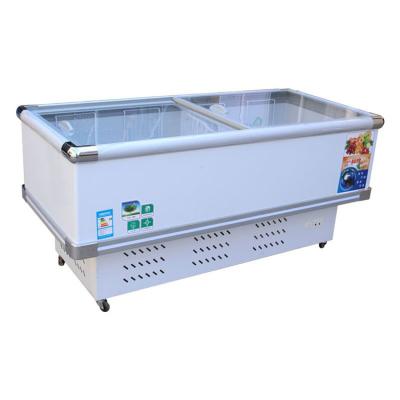 China Horizontal Commercial Single-Temperature Island Cabinet, Quick Freezer for sale