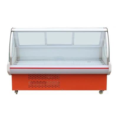 China Single-temperature Supermarket Meat Display Refrigerator/Commercial Meat Display Fridge Refrigerator for sale