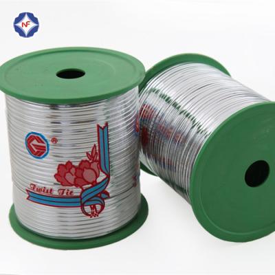 China Disposable Hot Sales Spool / Roll Plastic Metal Twist Tie Wire for sale