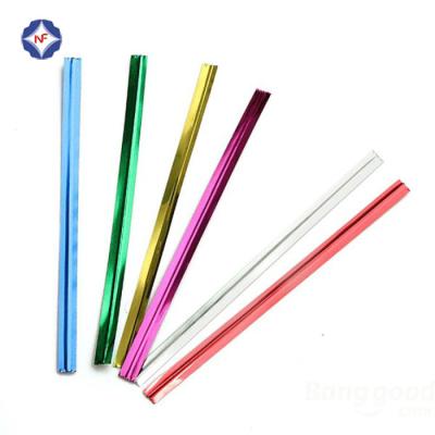 China Food Plastic Colorful PET Twist Tie For Candy / Gift / Food Packaging for sale