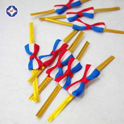 China food plastic twist tie for ribbon bow for sale