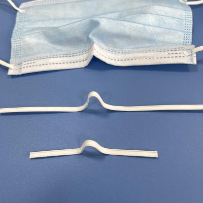 China Hot Selling PP+Iron Plastic Double Core Nose Bridge 3mm 4mm 5mm Strip for sale