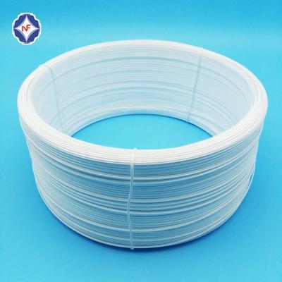 China Galvanized iron wire nose wire with galvanized iron wire inside made with blank material precut plastic twist tie for sale