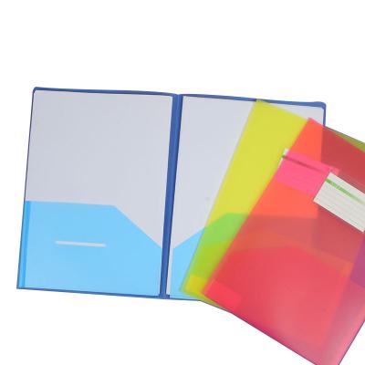 China Wholesale Recyclable Plastic PP Size Logo Presentation Custom A4 Folder With 4 Pocket for sale