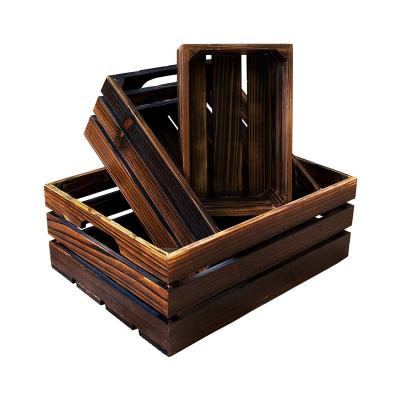 China Modern Economic Custom Design Goods Using Various Wooden Crate Wooden Crate Wooden Box for sale