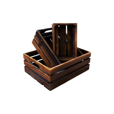 China Modern Hot Selling Best Quality Goods Using Various Wooden Crate Wooden Crate Wooden Box for sale