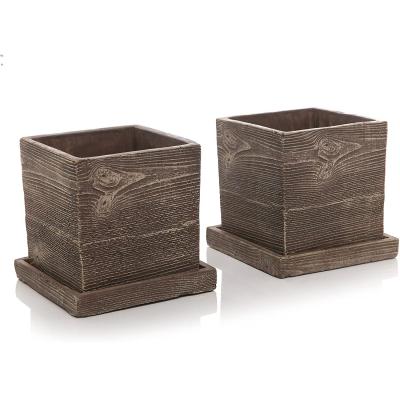 China New Type Modern Wooden Trays Wooden Flower Pot Tray Cheap Wooden Serving Tray Of Interesting Price for sale