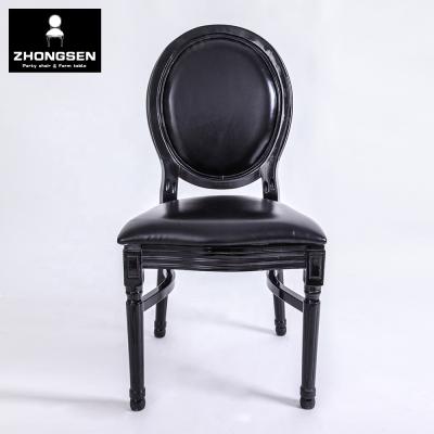 China Modern Low Price French Antique Style Round Back Wooden Chairs For Dining Room for sale