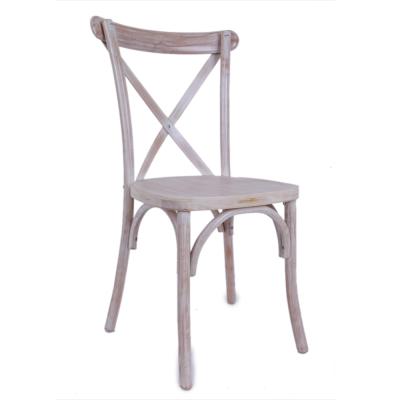 China Manufacturer x Contemporary Oak Wood Chair Cross Back Cross Back Chair for sale