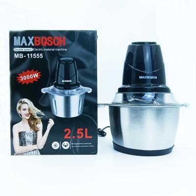 China MAXBQSCH Household Fast Multi Function 2.5L Stainless Steel Material Food Blender Machine Electric Chopper for sale