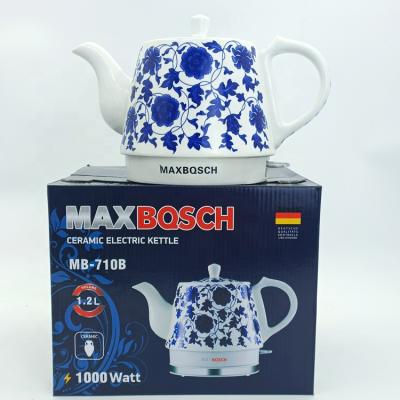 China 360 Power-up Porcelain Kettle Base MAXBQSCH 1000W 1.2L Degree SHARES Ceramic Electric Kettle Household Automatic Kettle for sale