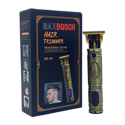 China MAXBQSCH Outdoor Electric Haircut Machine For Men With Cordless Rechargeable Low Noise T Blade Hair Cutter Close Trimmer for sale