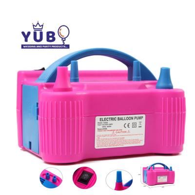 China YUBO Party Decoration Balloon Inflator Machine Portable Electric Compressor Balloon Inflator with Custom for sale