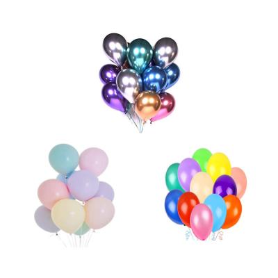 China Hot Eco-friendly Premium Quality Happy Birthday Party Decoration Printing Balloon 5 10 12 18 24 36 Inch Latex Pastel Macron Metallic Balloons for sale