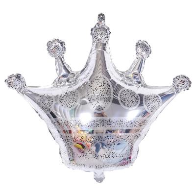 China Wholesale Activity Decoration Happy Birthday Party Princess Crown Foil Helium Foil Balloons for sale