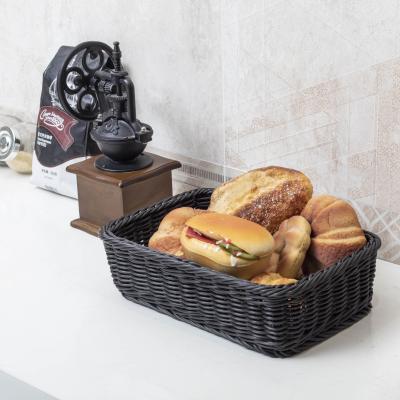 China Cheap viable woven flower basket HBK bakery wicker pe toilet cistern cane storage basket for gifts for sale