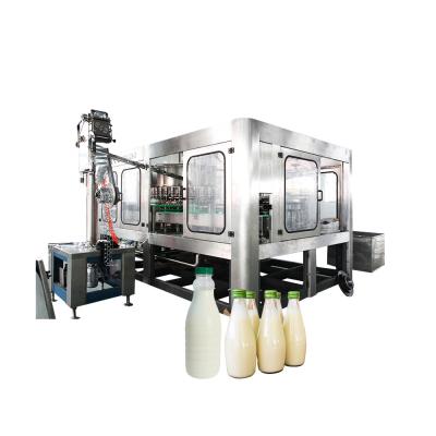 China PE Bottle Food Grade Stainless Steel Aseptic Milk Filling Machine for sale