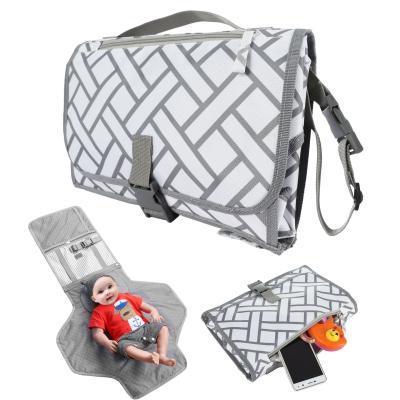 China Hot Selling Diaper Bag Travel Diaper Bag Portable Baby Diaper Hot Sale Pad Waterproof Changing Mat for sale