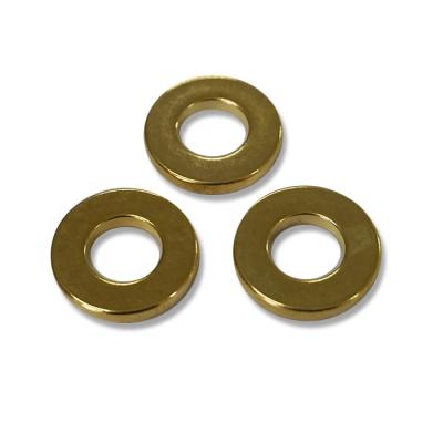 China Industrial custom super permanent coating gold coating neodymium magnet n52 ring neodymium ndfeb magnet for sale