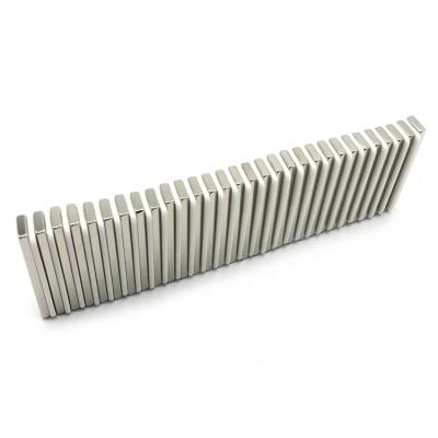 China Industrial Neodium n42 n52 n54 Rare Earth Bar Segment Strong Magnetic Neodymium Magnet Permanent Magnet Price for sale