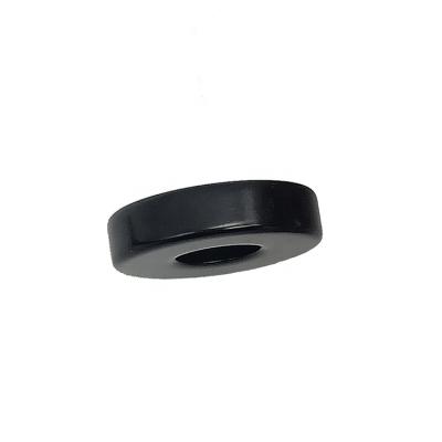 China Small Industrial Powerful Custom Magnet Black Epoxy Coated Neodymium Magnet With Hole for sale