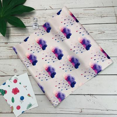 China 100% Digital Laminated Waterproof Fabric Custom Printed Anti-static PUL Polyester Printing Fabric No MOQ For Baby Diaper, Wet Bag for sale