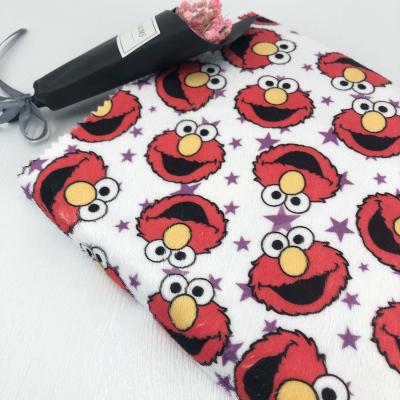 China Suzhou Facto Custom Minky Antistatic Textile No MOQ 100%Polyester Digital Printing Soft Fabric for sale