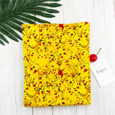 China Lower price digital print cotton interlock fabric spandex Anti-UV pokemon printed sleepwear for sale