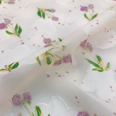 China Waterproof Botanical Simple High Density Print Fabric Digital Multicolor Floral Print Summer Dress Cotton Fabric for sale