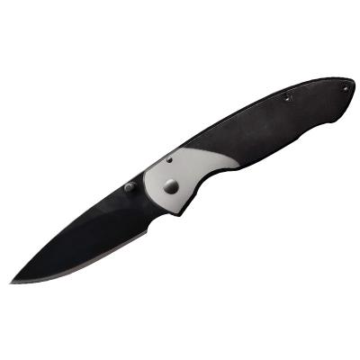 China OEM Supplied Non-Variable MOQ Manufacturer 1 Small Portable Sharp Black Coating Folding Knife for sale