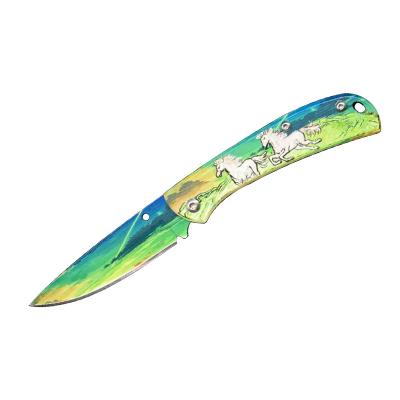 China 2021 Factory 2021 HOT Sale Non-variable MOQ1 Source OEM ODM Design Green Exquisite Folding Knife for sale