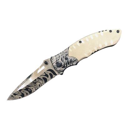 China Sale 3CR13 High Quality Non-variable Steel Knife Survival Pocket Hunting Knife Outdoor Folding for sale