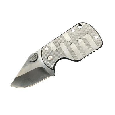 China Small Non-Variable Mini Folding Knife China G10 Knife ODM, Micro EDC Tool With Movable Stainless Steel Blade AUS8n for sale