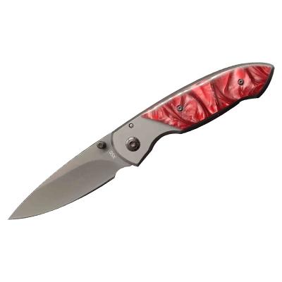 China Factory Wholesale Durable Non-variable And Portable Extinct Combat Knife Of Stainless Steel Colorful Resin for sale