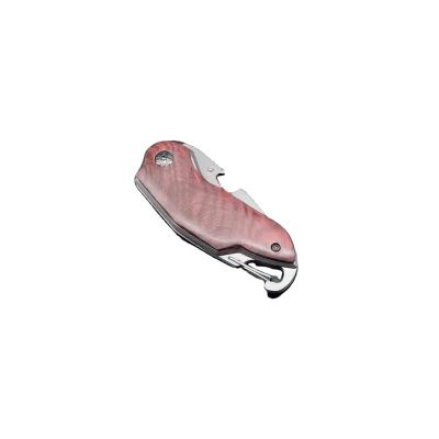 China Hot Selling Non-changeable Knife With Bottle Opener Personality Linked Outdoor Multifunctional Mini Folding Knife For Camping for sale