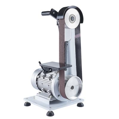 China Metal Material Grinding and Polishing 50kg Weigh Handy Sand Belt Polishing Machine Small Abrasive Belt Sander Grinder for sale